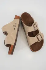 Unisex Orthopedic Slippers 010182 - Beige