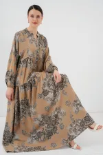 Robe hijab à motifs authentiques 2423 - A. Vizon