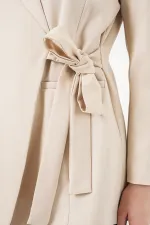 Women's Side-Tie Blazer Jacket 0750 - Beige