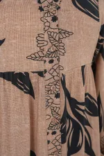 2423 Authentic Patterned Hijab Dress - D.Vizon