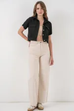 0663 Crop Ceket - Siyah