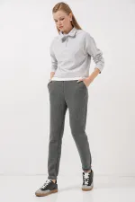 Pantalon de survêtement 55450 à trois fils - Anthracite