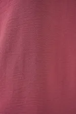 V Yaka Sıfır Kol Bluz 950 - D.Gül Kurusu