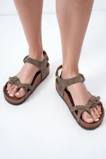 Kadın Ortopedik Terlik 010186 - Vizon