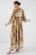 Robe hijab à motifs authentiques 2423 - F.Vizon