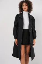 Trench-coat long doublé 5939 - Noir