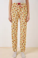 Bas de pyjama à motifs 4323 - M. Crème