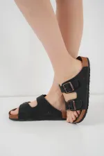 Unisex Orthopedic Slippers 010182 - Black