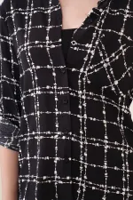 3639 TEK CEPLİ GÖMLEK - A.Siyah