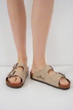 Unisex Orthopedic Slippers 010182 - Beige