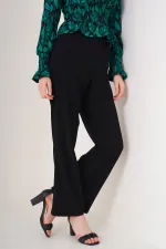 6543 Knitted Trousers - Black