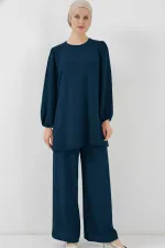 Ayrobin Tunic and Pants Set 6712 - Petrol