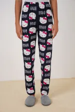 Bas de pyjama à motifs 4323 - Bleu marine clair