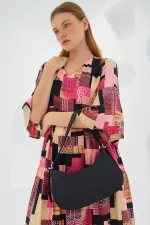 Kadın Siyah Düz Baget Çanta 010167