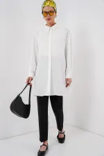 Tunique longue pour femme 5945 - Blanche