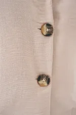 Veste courte en lin 0706 - Beige