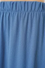 Jupe longue tricotée 1886 - Indigo