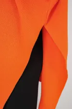 15783 Poncho fendu - Orange