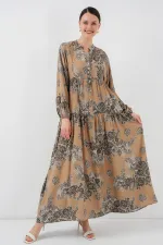 Robe hijab à motifs authentiques 2423 - A. Vizon