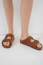 Unisex Ortopedik Terlik 010182 - Taba