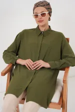 Tunique longue femme 5945 - Kaki