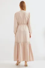 2483 Long Dress - Cream