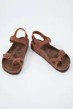 Kadın Ortopedik Terlik 010186 - Taba