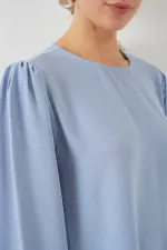 Ensemble tunique et pantalon Ayrobin 6712 - Bleu clair