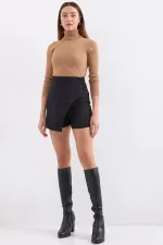 10311 Turtleneck Knit Sweater - Beige