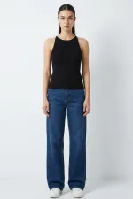 Kadın Askılı Örme Atlet 15935 - Siyah