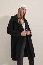 Manteau en cachemire 9085 - Noir