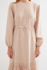 2483 Long Dress - Cream
