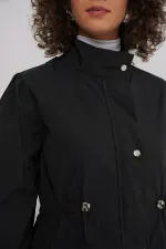 Trench-coat long doublé 5939 - Noir