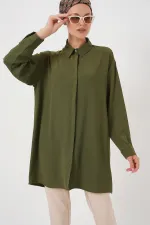 Tunique longue femme 5945 - Kaki