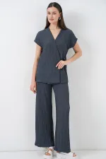 Kadın Örme İkili Takım 30064 - Antrasit