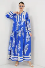2423 Authentic Patterned Hijab Dress - Saks 3