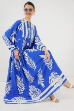 2423 Authentic Patterned Hijab Dress - Saks 3