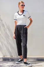 Chemisier basique à col polo 4320 - Blanc