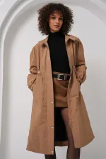 Trench-coat long doublé 5939 - Camel