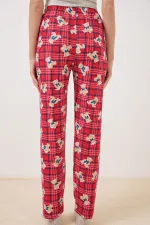 Bas de pyjama à motifs 4323 - Rouge