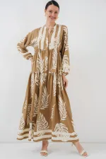 Robe hijab à motifs authentiques 2423 - F.Vizon