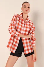 Chemise basique longue oversize 3900 - Beige