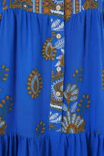 Robe hijab à motifs authentiques 2423 - Saks 1