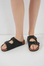 Unisex Orthopedic Slippers 010182 - Black