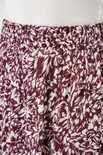 1898 Desenli Uzun Etek - A.Bordo