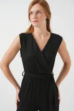 Salopette tricotée 7021 - Noire