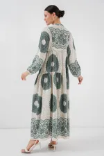 Robe hijab à motifs authentiques 2423 - C. Çağla