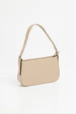 Sac bandoulière baguette uni 010172 - Beige