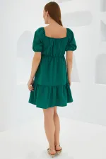 Robe évasée en popeline 2351 - Y.Emerald