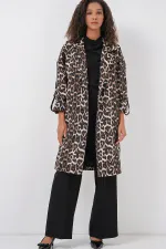 Trench-coat doublé croisé 9104 - Marron clair